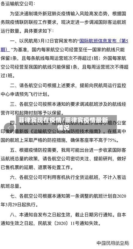 菲律宾现在疫情/菲律宾疫情最新情况