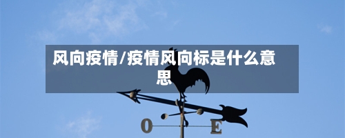 风向疫情/疫情风向标是什么意思-第3张图片
