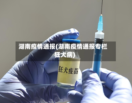 湖南疫情通报(湖南疫情通报专栏狂犬病)-第2张图片