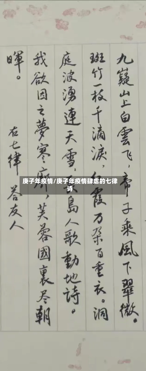 庚子年疫情/庚子年疫情肆虐的七律诗