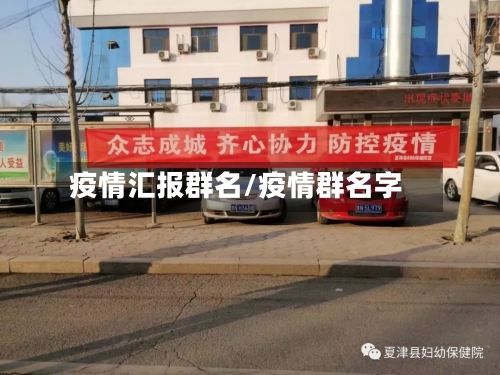 疫情汇报群名/疫情群名字
