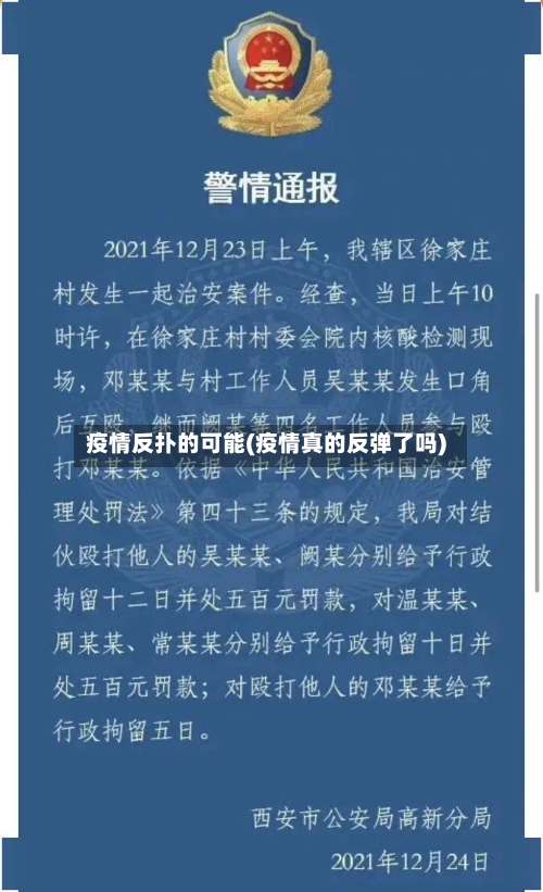 疫情反扑的可能(疫情真的反弹了吗)-第3张图片