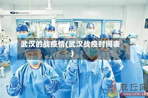 武汉的战疫情(武汉战疫时间表)-第2张图片