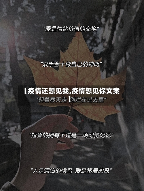 【疫情还想见我,疫情想见你文案】-第2张图片
