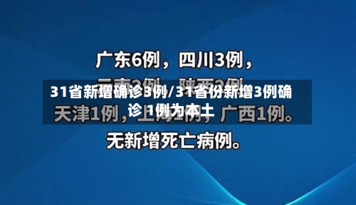 31省新增确诊3例/31省份新增3例确诊 1例为本土