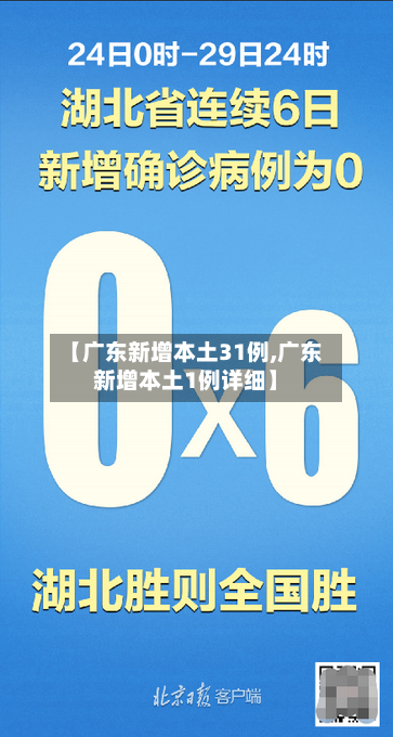 【广东新增本土31例,广东新增本土1例详细】-第2张图片