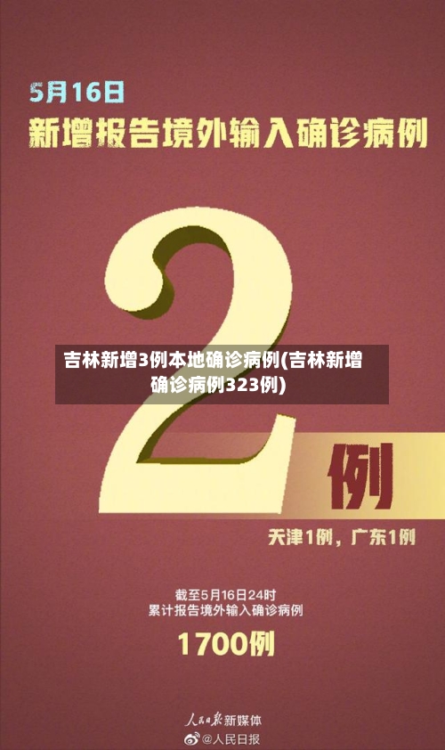 吉林新增3例本地确诊病例(吉林新增确诊病例323例)-第2张图片