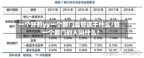一个好的yy一个部门监管该干什么/管一个部门的人叫什么?