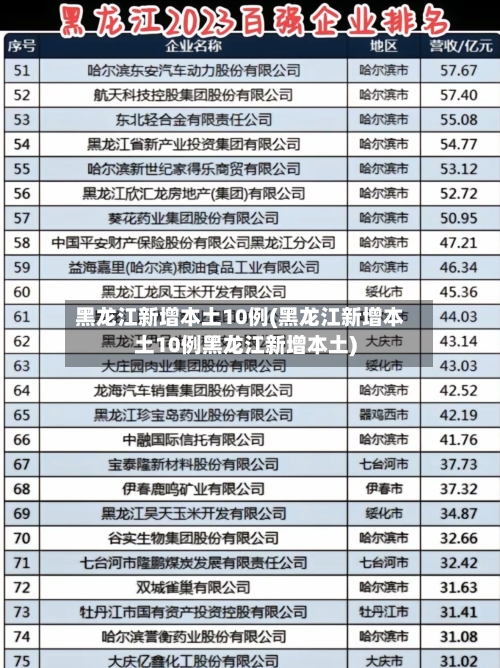 黑龙江新增本土10例(黑龙江新增本土10例黑龙江新增本土)-第3张图片