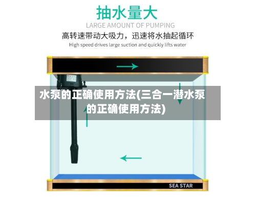 水泵的正确使用方法(三合一潜水泵的正确使用方法)-第2张图片