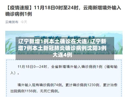 辽宁新增1例本土确诊在大连/辽宁新增7例本土新冠肺炎确诊病例沈阳3例大连4例-第2张图片