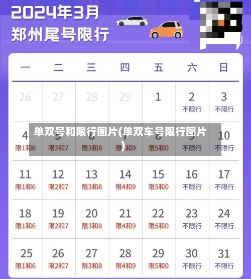 单双号和限行图片(单双车号限行图片)