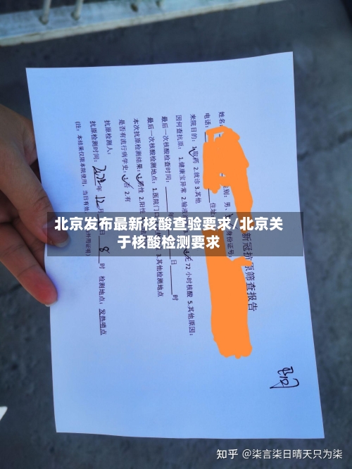 北京发布最新核酸查验要求/北京关于核酸检测要求-第2张图片